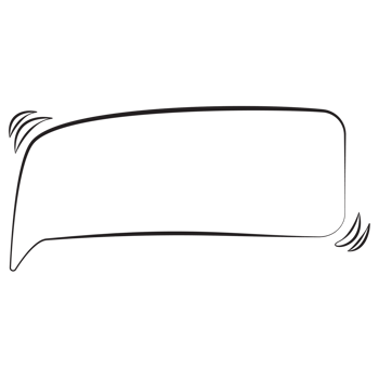 Chat Bubble Hand-Drawn Style. Isolated Speech Bubble, Text Bubble, Text Box Comic Style png