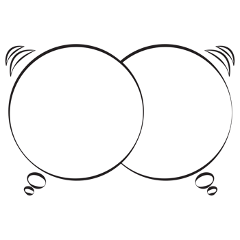 Chat Bubble Hand-Drawn Style. Isolated Speech Bubble, Text Bubble, Text Box Comic Style png