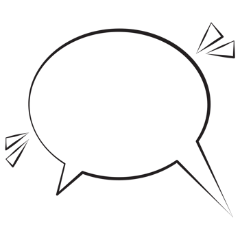 Chat Bubble Hand-Drawn Style. Isolated Speech Bubble, Text Bubble, Text Box Comic Style png