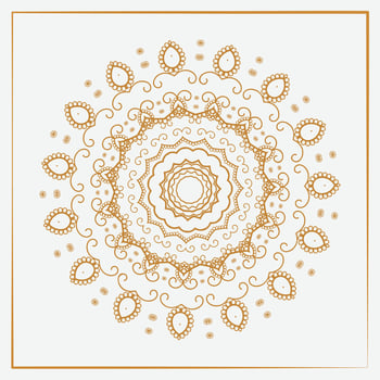 card or invitation with Islam, Arabic, Indian or ottoman motifs. vector