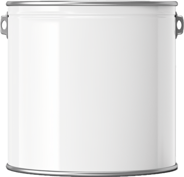 AI generated paint can with a blank label png