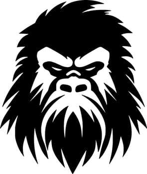 Bigfoot - Minimalist and Flat Logo - Vector illustration