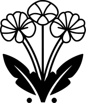 Birth Flower - Minimalist and Flat Logo - Vector illustration