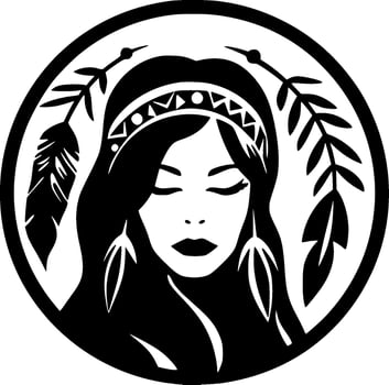 Boho - High Quality Vector Logo - Vector illustration ideal for T-shirt graphic