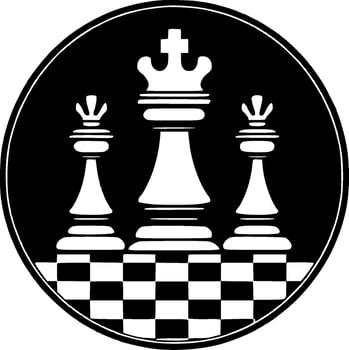 Chess - High Quality Vector Logo - Vector illustration ideal for T-shirt graphic