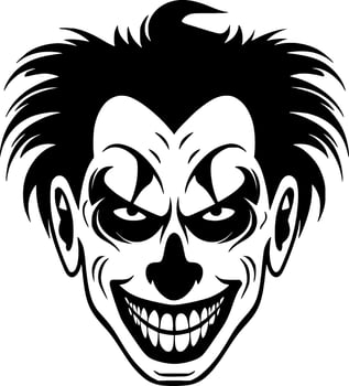 Clown - High Quality Vector Logo - Vector illustration ideal for T-shirt graphic