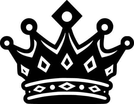 Crown - Minimalist and Flat Logo - Vector illustration