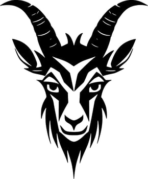 Goat - High Quality Vector Logo - Vector illustration ideal for T-shirt graphic
