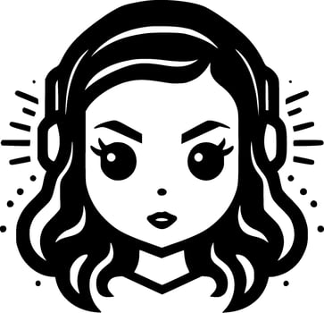 Gothic, Minimalist and Simple Silhouette - Vector illustration