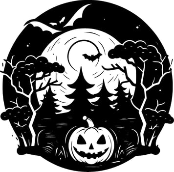 Halloween - High Quality Vector Logo - Vector illustration ideal for T-shirt graphic