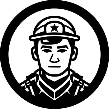 Military - High Quality Vector Logo - Vector illustration ideal for T-shirt graphic