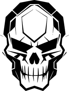 Skull - High Quality Vector Logo - Vector illustration ideal for T-shirt graphic