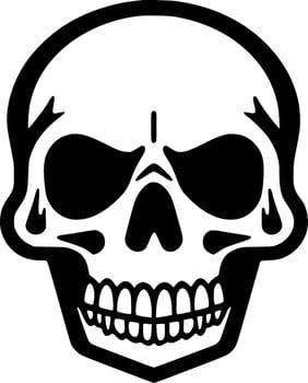 Skull - High Quality Vector Logo - Vector illustration ideal for T-shirt graphic