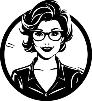 Teacher, Minimalist and Simple Silhouette - Vector illustration