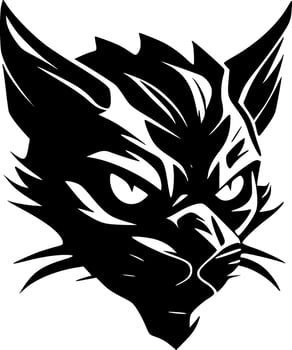 Wildcat - Minimalist and Flat Logo - Vector illustration