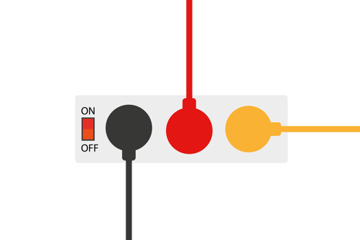 Socket and plugs inserted into the electrical socket set. png
