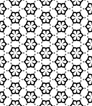 Black seamless abstract pattern. Overlay for background and backdrop. Ornamental design. PNG graphic illustration with transparent background.