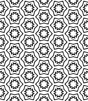 Black seamless abstract pattern. Overlay for background and backdrop. Ornamental design. PNG graphic illustration with transparent background.