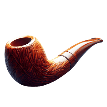 AI generated Tobacco pipe isolated on transparent background png