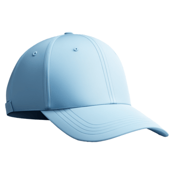 AI generated Blank Blue Cap Isolated on Transparent Background png