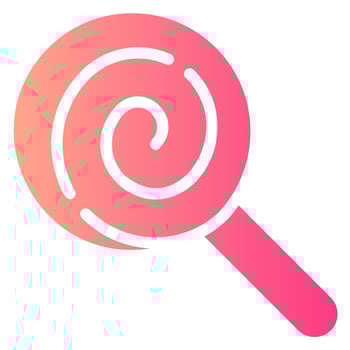candy gradient icon vector