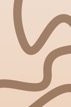 Minimalist Lines Art, Mid Century Poster vector