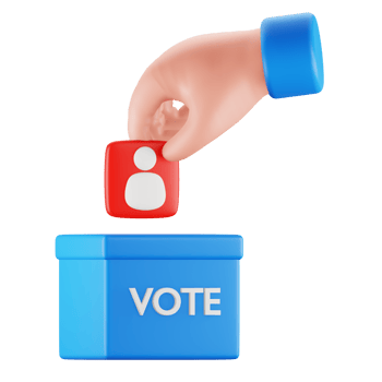 Vote Ballot 3D Icon png