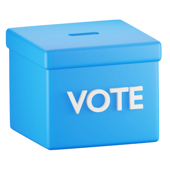 Vote Ballot 3D Icon png