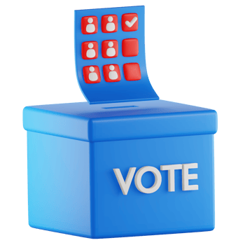 Vote Ballot 3D Icon png