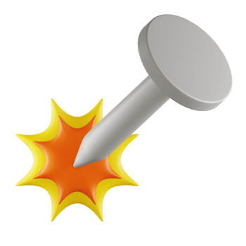 Nail Vote Ballot 3D Icon png