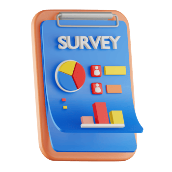 Survey Vote Ballot 3D Icon png