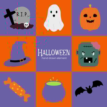 halloween element vector illustration