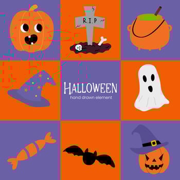 halloween element vector illustration
