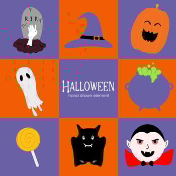 halloween element vector illustration