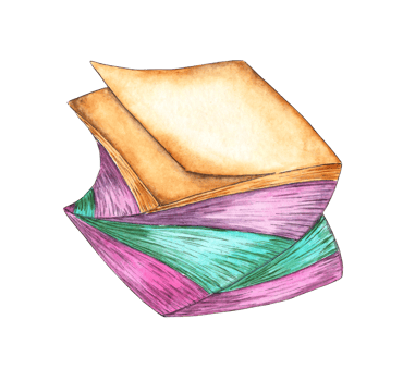 Watercolor illustration of square clean colored sheets. Office supplies. Leaflets with glue Organizer template Notebooks Notes. Back to school. Isolated. Drawn by hand. png