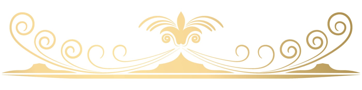 vintage lines decorative s Golden flower border collection vector