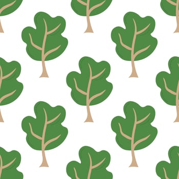 tree plant nature garden eco protection textile vector