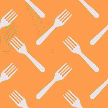 fork seamless pattern vector illustration. cutlery patterns for backgrounds, packaging, textures, fabric patterns, wallpapers, wall decorations for restaurants, cafes and other places to eat
