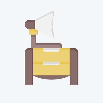 Icon Vintage Sound. related to Vintage Decoration symbol. flat style. simple design editable. simple illustration vector