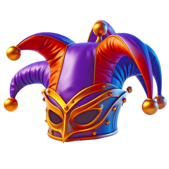 AI generated Jester hat isolated on transparent background png