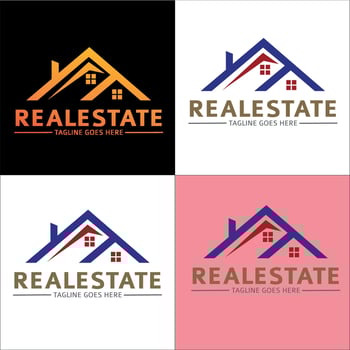 real state logo, state logo, modern logo template vector