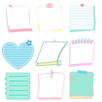 Sticky note illustration vector