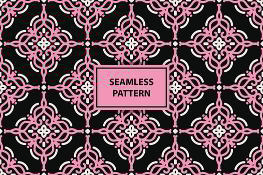 pink seamless pattern. cute background with modern minimal labels. Abstract geometric floral texture. Spring summer decor. Simple cute pattern design for babies, kids vector