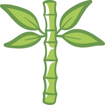 bamboo tree clip art vector illustration