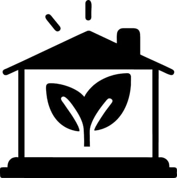 Green energy vector icon illustration