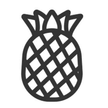 Pineapple illustration design png