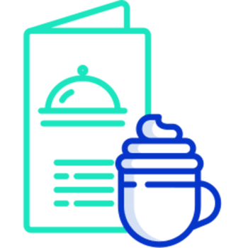 Ice menu illustration design png