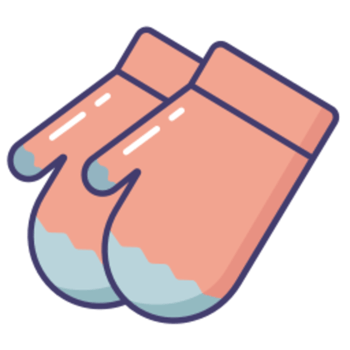 Glove illustration design png