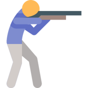 Shooting illustration design png