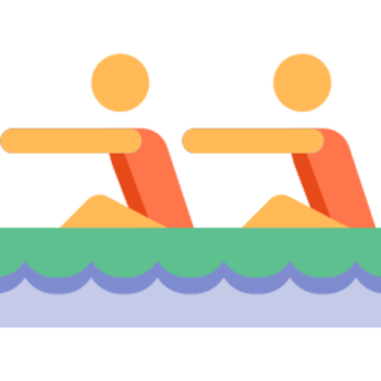 Rowing illustration design png
